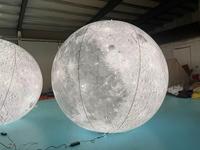 Réplique de Lune Lumineuse pour Affichage Publicitaire d'Événements de Noël - Structures Gonflables
