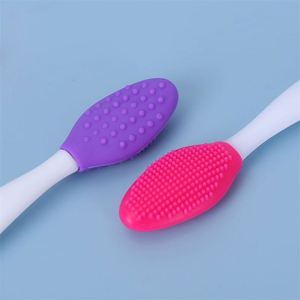 Double Sided Exfoliating Lip <b>Scrub</b> <b>Brush</b> Silicone Cleaning <b>Brushes</b> Silicone Exfoliating Soft Lip <b>Brush</b> Silicone Lip - Product Image 3