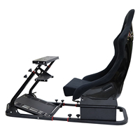 JIABEIR 1012K support de roue de course réglable simulateur de course de voiture à pièces support de direction de roue de jeu