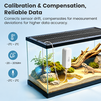 Capteur de température et d'humidité intelligent WiFi Tuya avec sonde externe, surveillance à distance sans fil via application, réfrigérateur, aquarium, incubateur