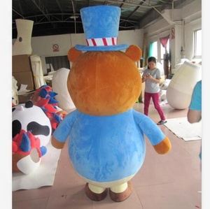 Carino grande peluche orso Panda Costume da mascotte per la promozione che cammina modello di cartone animato con Design Bowser - Product Image 3