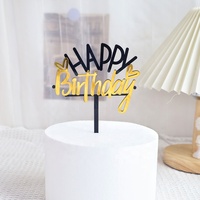 Neu Eingetroffen: Happy Birthday Acryl-Cake-Topper für Tortendekoration