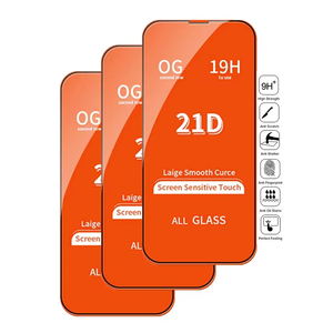 2025 9D 18D 21D Glass para <span class=keywords><strong>iPhone</strong></span> 16 15 14 12 <span class=keywords><strong>13</strong></span> Pro Max <span class=keywords><strong>mini</strong></span> película de pantalla de teléfono protector de pantalla de vidrio templado protector de pantalla - Product Image 1