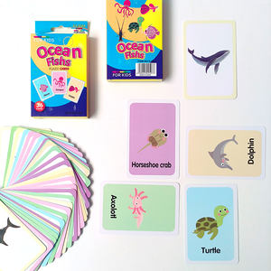 Tarjetas de Aprendizaje de Animales Impresas, Rompecabezas Educativos para Bebés, Tarjetas de Papel para Niños, Educación Infantil, Frutas, Animales, Palabras, Tarjetas Cognitivas - Product Image 4