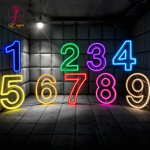 Lettres et chiffres géants lumineux LED RGB personnalisés de 3 et 4 pieds pour demande en mariage, anniversaire, fête, événement de remise de diplôme, <span class=keywords><strong>location</strong></span> - Product Image 2