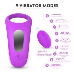 Cincin Penis Silikon Isi Ulang untuk Pria, Cincin Getar Penis, Mainan Seks, Cincin Vibrator untuk Pria - Product Image 5
