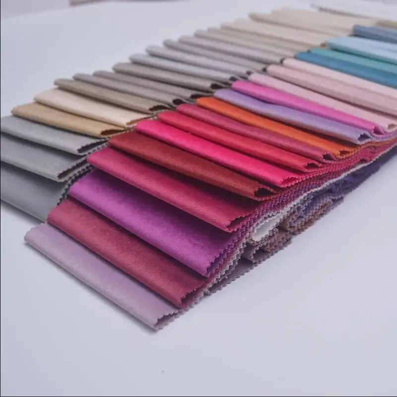 Venta caliente lujosa elegancia 100% poliéster 200gsm fibra de terciopelo holandés para textiles para el hogar