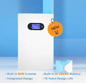 ระบบแบตเตอรี่สำรองพลังงานแสงอาทิตย์สำหรับบ้านแบบติดผนัง พรีเมียม 48V200AH 10KWH ไฮบริดกริด ออลอินวัน พร้อมอินเวอร์เตอร์ในตัว LiFePO4 - Product Image 3