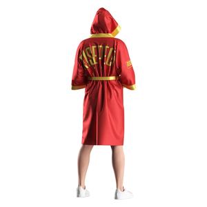 Bata de Boxeo Atlética, Cómoda y Ligera, de Satén, para Calentamiento de MMA, para Hombre, con Impresión Sublimada - Product Image 4