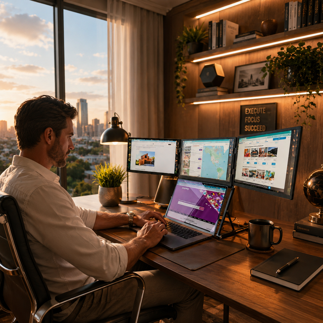 2026 Hot Sales New 3 Screen Triple Screen Extender Displays Monitor 15.6 Inch Laptop Portable Monitor for Travel &Business