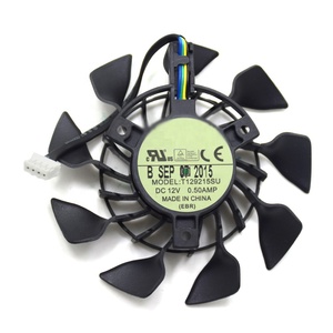 85mm T129215SU FD9015U12S PWM 4Pin Ventilateur De Refroidissement Pour GTX 670 760 970 <span class=keywords><strong>R9</strong></span> 280 <span class=keywords><strong>290</strong></span> 280X GTX 1060 Carte Graphique Refroidisseur Ventilateur - Product Image 2