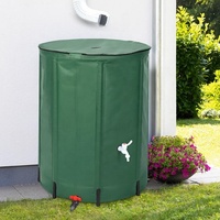 Johold Draagbare 53 Gallon Regensysteem Opslagcontainer Watertank Downspout Inklapbare Regenwater Opvang Barrel2