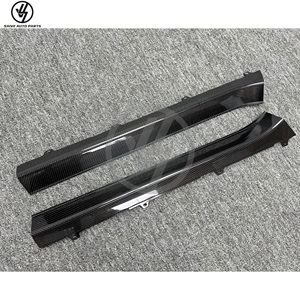Seuils de porte en fibre de carbone brillante à tissage sergé, style mot de passe, pour GTR R35 2008-2016 avec ajustement précis 1:1 - Product Image 2