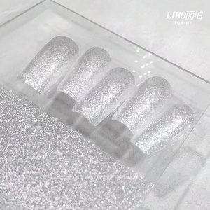 กลิตเตอร์สีขาวสะท้อนแสงสำหรับตกแต่งเล็บงานแต่งงาน กลิตเตอร์เพชรระยิบระยับ - Product Image 1
