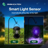 Trampa para Mosquitos y Moscas Solar Eléctrica para Exteriores OMNI CATCH, Impermeable, Mata Insectos, con Estaca para Colgar, para Jardín, Granja, Camping, Ecológica