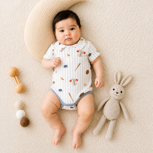 Mameluco de Algodón 100% para Bebé Recién Nacido |   Body para Bebé OEM |   Ropa de Bebé Personalizada |   Fabricante Certificado por OEKO-TEX |   Algodón Orgánico - Product Image 2