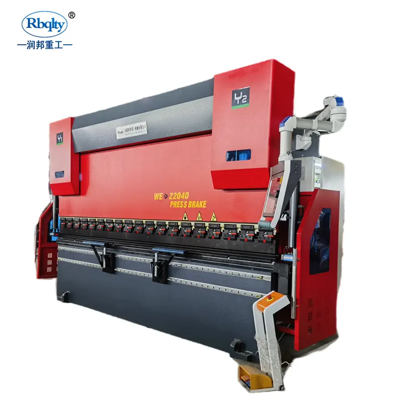 Rbqlty DA69T 220ton 4000mm 6+1 Axis CNC Press Brake Support 3D Programming And 3D Simulation