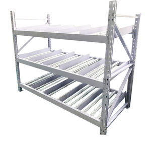 창고 저장 활주 중력 판지 교류 깔판 롤러 선반 - Product Image 4