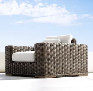Sassanid OEM Classic Garden Set Hotel Resort All Weather Rattan Majorca Luxe Lounge Chair - Product Image 3
