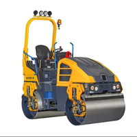 Compacteur vibrant tandem mini XD120, charge linéaire statique 115-125N/cm, pour la pose de revêtements routiers de petite envergure et la construction de routes communautaires