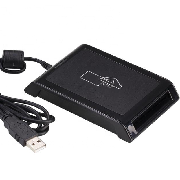 Factory Cheap Dual Interface D5 Smart Card Reader with Usb or Rs232