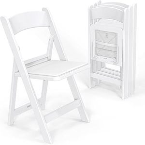 Sillas Plegables Modernas de Resina Blanca Estilo Chiavari <span class=keywords><strong>para</strong></span> Jardín Adultos y Niños Muebles Portátiles <span class=keywords><strong>para</strong></span> Eventos Bodas Escuelas y Exteriores Wimbledon - Product Image 1