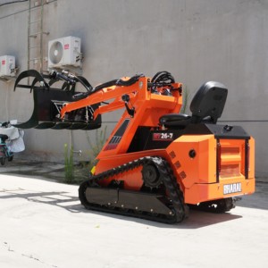 Aksesori muatan kemudi geser pemuat jalur <span class=keywords><strong>Mini</strong></span> pemuat <span class=keywords><strong>front</strong></span>-end diesel taman kecil - Product Image 5