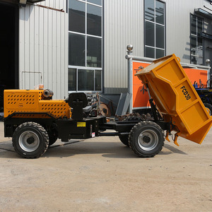 Nhà máy tùy biến Mini 4x4 DIESEL Dumper bê tông 2000kg 3ton 5ton 7ton có thể với loader nhỏ 4WD Dump xe tải để bán - Product Image 4