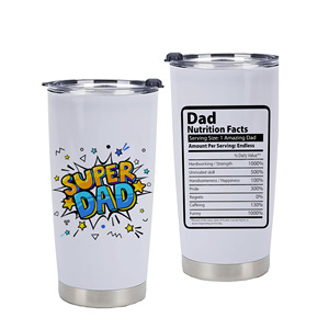Personalizado mejor mamá mejor papá vasos 20oz botella de agua de acero inoxidable tazas aisladas <span class=keywords><strong>regalos</strong></span> <span class=keywords><strong>para</strong></span> madres Día del Padre taza de viaje - Product Image 3
