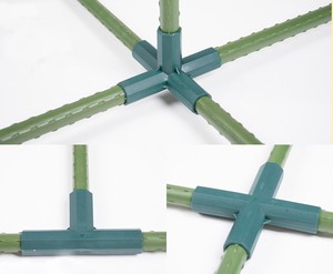 11mm 16mm fournitures de jardinage piquet de jardin connecteur en plastique trois voies quatre voies <span class=keywords><strong>cinq</strong></span> voies Joint - Product Image 5