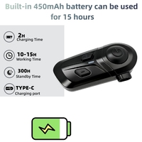 Casque Bluetooth sans fil pour moto, étanche, avec suppression du bruit, interphone mains libres, micro amovible, nouvel accessoire