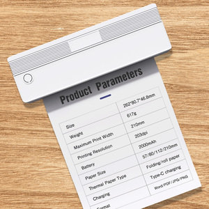 Newyes A4 xách tay không dây nhiệt hình ảnh nhãn điện thoại di động di động máy in mực cho 2/<span class=keywords><strong>3</strong></span>/4 inch giấy nhiệt - Product Image 1