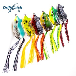 Мягкая приманка DriftCatch 6.5см 15.6г из ПВХ, имитация лягушки, 6 цветов, в индивидуальной упаковке, плавающая, для поверхностной ловли, для пресноводной рыбалки на басса и щуку - Product Image 4