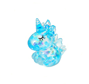 <span class=keywords><strong>Jouet</strong></span> à presser <span class=keywords><strong>Licorne</strong></span> en TPR, motif Cheval Volant Ange de Dessin Animé, avec paillettes colorées, à remontée lente, anti-stress - Product Image 3