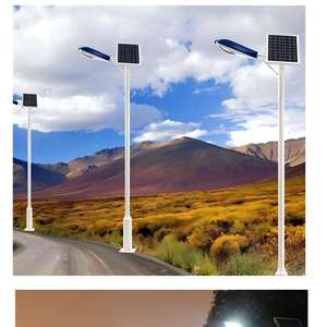 Lampe solaire LED étanche IP65 personnalisée, une nouvelle applique murale rurale adaptée aux applications de jardin et de route - Product Image 6