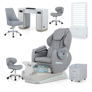 Sillón de Pedicura Profesional Kangmei Furniture con Hidromasaje de Lujo sin Tuberías, Jet Magnético, para Salón de Belleza y Spa de Pies con Masaje Shiatsu - Product Image 1