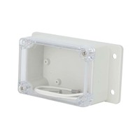 Boîtier de jonction électrique étanche IP66 en ABS pour extérieur, 100*68*50mm, avec couvercle transparent, pour instruments électroniques