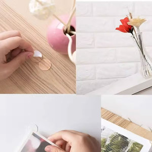 Points adhésifs transparents amovibles pour affiches et photos, protection murale invisible, points nano double face pour la décoration intérieure - Product Image 5