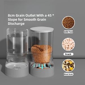 Automatic Love <b>Cat</b> Dog Food & Water Dispenser Waterproof Eco-Friendly PP Indoor Pet <b>Feeder</b> for Small/Medium Pets - Product Image 3