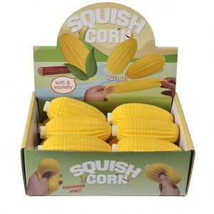 Jouet à presser en forme de maïs simulé, doux, à récupération lente, pour le jeu sensoriel, le soulagement du stress, cadeau amusant pour enfants et adultes, anti-stress - Product Image 5