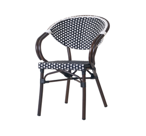 Sedie da Esterno per Ristoranti, Caffè, Hotel, Terrazze e Giardini - Sedie da Pranzo Moderne Impilabili in Rattan - Product Image 2