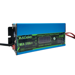 Cargador de Baterías Inteligente de Reparación por Pulsos ASCEND Serie MA-A+ 12V/24V 10A/20A para Baterías de Plomo-Ácido y LiFePO4 con Pantalla LCD, Compatible con BMS - Product Image 2