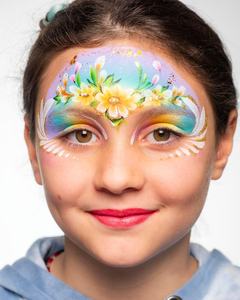 Kit de peinture de visage de <span class=keywords><strong>maquillage</strong></span> de fantaisie d'artiste de fête gâteau fendu 50g (fil de <span class=keywords><strong>fée</strong></span>) fournitures de peinture de visage Kit de peinture de visage professionnel - Product Image 4