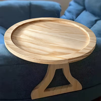 Plateau d'accoudoir en bambou pour canapé, amovible et pliable, design minimaliste, mobile et réglable