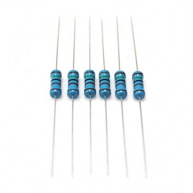 Resistor Manufacturers1/8W 1/4W 1/2W 1W 2W 3W Metal Film Resistor Resistance 10k 100 470 OHM Resistor