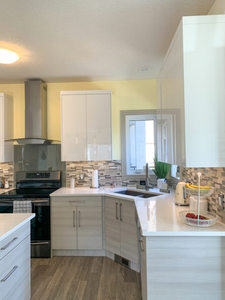 Meubles de cuisine modulaires CANA de haute qualité, prêts à assembler, en bois, pour rangement au sol et au mur, sur mesure, vente en gros - Product Image 6
