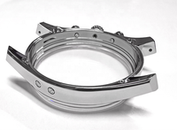 Boîtier de montre de fraisage, en acier inoxydable, haut de gamme, sur mesure, pour éta 7750, mouvement automatique, de marque professionnelle, OEM