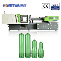 Machines de moulage par injection de plastique PET électriques hydrauliques horizontales industrielles à grande vitesse Yangxin, petite machine de moulage de 330 tonnes