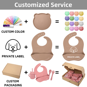 Atacado Custom Factory Baby Tableware Seguro Caranguejo de Silicone e Dinossauro Placas Elefante Placa em Crianças Jantar Categoria - Product Image 6