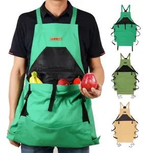 CHANGRONG Custom Women Men Quick Release Lower Garden Fruit Harvest Aprons With Pockets